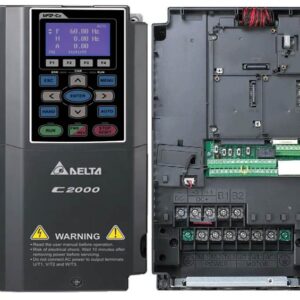Variador VFD-C2000 Aplicaciones: Grúas, transportadoras, trituradoras, bombas, ventiladores. Modos de control por velocidad, par y posición. Rango de potencias: 220v / 3 fases De 0.75 kW (1HP) hasta 90 kW (125HP)